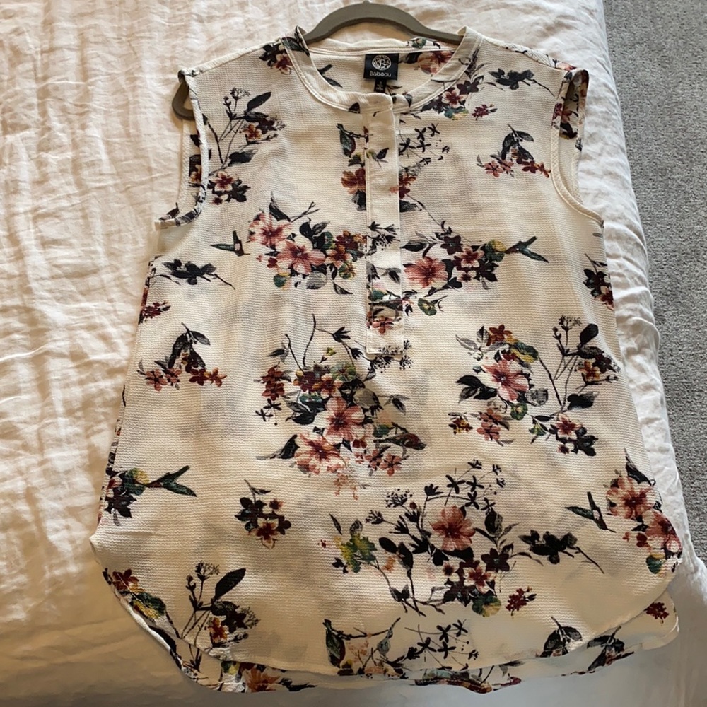 Bobeau floral blouse